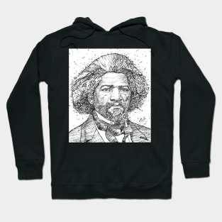 FREDERICK DOUGLASS ink portrait Hoodie